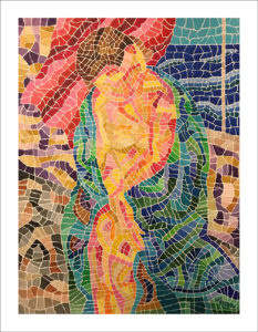 Femme sort du bain