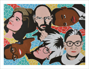 Mosaique d Americans emblematiques