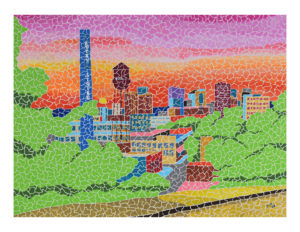 La vue de Richmond depuis parc Libby Hill